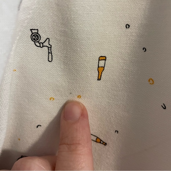 Original Penguin Beer Print Oxford Shirt Short Sleeve Size Small - Picture 13 of 14